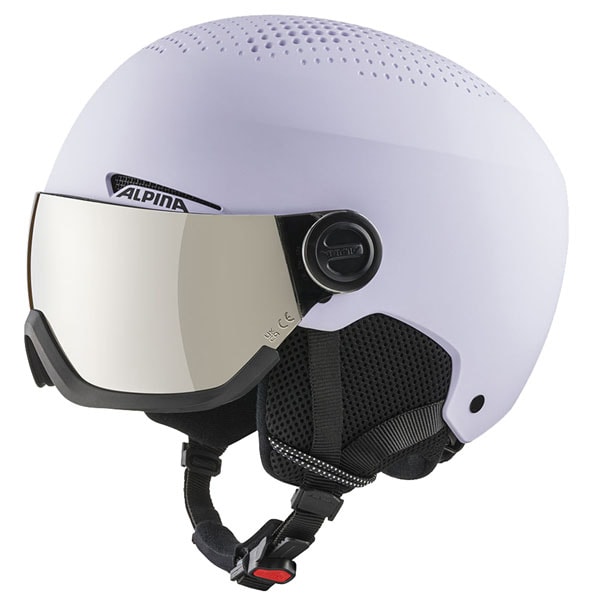 アルピナ ALPINAARBER VISOR Q-LITE A9228.3.60 オリーブマット グレイ/ゴールドミラー S2 54-58cm [スキー スノーボード ヘルメット]Ω