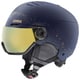 wanted visor WE 56.6.264.5005 ポーラスパークルズゴールドマット 54-58cm [スキー スノーボード ヘルメット]