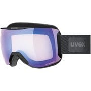 ダウンヒル 2100 V downhill 2100 V 55.5.391.2430 ブラックマット/ブルー(ブルーミラーヴァリオマティック/クリア) [スキー スノーボード ゴーグル 眼鏡対応]
