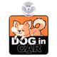 AKRYUR267-02 ゆるキャン△ ちくわカーサイン DOG in CAR [キャラクターグッズ]