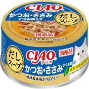 CIAO だしスープ かつお・ささみ かつお節入り 75g