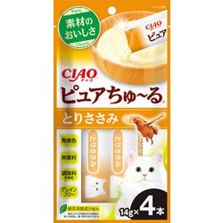 ヨドバシ.com - いなばペットフード チャオ CIAO CIAO ピュアちゅ～る とりささみ 14g×4本 通販【全品無料配達】