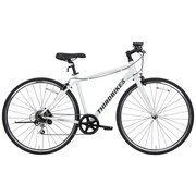 THIRDBIKES フェスクロスライト クロスバイク 外装6段変速 エントリーモデル ライト標準装備 BAA マットライトグレー TB-23-012