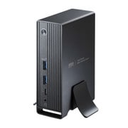 USB Type-C ドッキングステーション 3画面出力対応 セルフパワー 縦置き 横置き 最大4K 60Hz HDMI VGA DisplayPort LAN RJ-45 ブラック USB-CVDK11