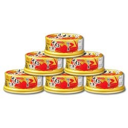 紅ずわいがにほぐし身 50g×6缶セット（白箱入）