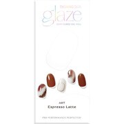 ジェルネイルシール 手の爪用 エスプレッソラテ ZMA377D ダッシングディバ グレーズ 34枚