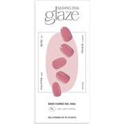 ジェルネイルシール 手の爪用 ムーブピンク ZMC031NJ ダッシングディバ グレーズ 34枚