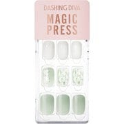 ジェルネイルチップ 手の爪用 チップ30枚 ジェードフラワー MJP3P006RR ダッシングディバ マジックプレス 30枚