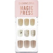 ジェルネイルチップ 手の爪用 チップ30枚 ポッシュグレイ MJP3P010SS ダッシングディバ マジックプレス 30枚
