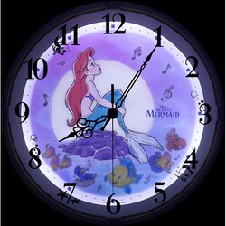 み アリエル ヨドバシ.com - リズム時計 ディズニー 掛時計 M817 アリエル