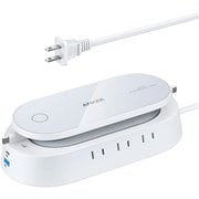 USB急速充電器 Anker 647 Charging Station 10台同時充電可 1000W USB-C×1/USB-C×2(1mケーブル)/USB-A×1/AC×6 ホワイト A91F1521