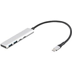 USB3.2Gen1 Type-C4ポート（C×2/A×2）アルミハブ UH-C3364SL
