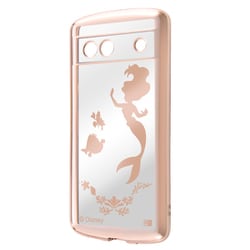 IN-DGP7ATC13PG/AR6 [Google Pixel 7a 『ディズニーキャラクター』/耐衝撃 TPUソフトケース METAMORU/アリエル_メタリック]