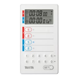 業務用 洗えるタイプ 最大表示：99時間59分59秒 カウントダウン/カウントアップ方式 IPX5 ホワイト TD-428-WH