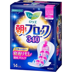 ロリエ 朝までブロック 340 14個入 [生理用ナプキン]
