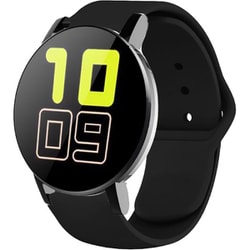 ラウンド型スマートウォッチ ブラック WW21003S-BK