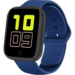 スクエア型スマートウォッチ ブルー WW21002S-BU