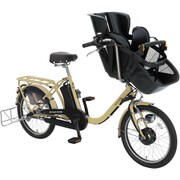 電動アシスト自転車 ふらっか~ずシュシュアシスト 20インチ 内装3段変速 マットベージュ ASFRCH203Z