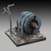 RM990 1/35 ジオラマアクセサリー ビネットベース 55mm×55mm WWII スターリングラードの工場内部 [ジオラマ用品]