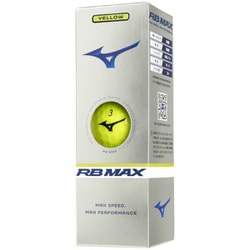 RB MAX 3ピース イエロー [ゴルフボール 1スリーブ 3球入]