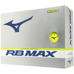 RB MAX 3ピース イエロー [ゴルフボール 1ダース12球入り]