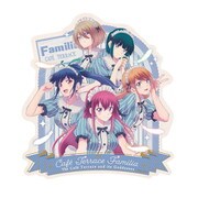 女神のカフェテラス トラベルステッカー 6. 喫茶店「Familia」 [キャラクターグッズ]