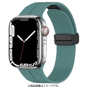 PHDSMGW8S-DGR [Esalta シリコンマグネバックル for Apple Watch（38/40/41mm） ライトグリーン]