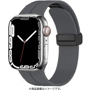 PHDSMGW8S-DGY [Esalta シリコンマグネバックル for Apple Watch（38/40/41mm） ダークグレー]