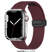 PHDSMGW8S-WR [Esalta シリコンマグネバックル for Apple Watch（38/40/41mm） ワインレッド]