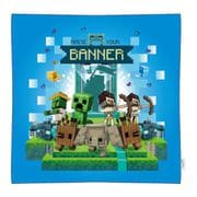 MCL-SC-BL Minecraft Legends（マインクラフトレジェンズ） 背当てクッション ブルー [キャラクターグッズ]