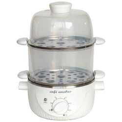 ゆで玉子名人＆かんたん蒸し器 2段 SE-002