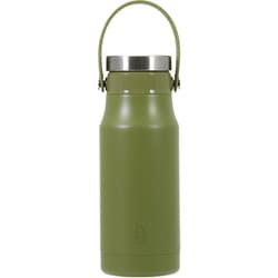 水筒 ボトル マグ トートマグ 500ml ハンドル付 真空断熱 保温 保冷 グリーン カフェマグ HB-6773
