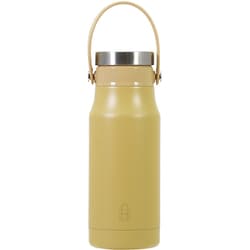 水筒 ボトル マグ トートマグ 500ml ハンドル付 真空断熱 保温 保冷 ベージュ カフェマグ HB-6774