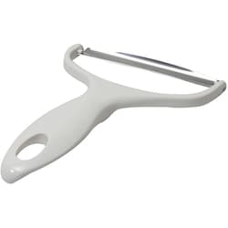 Simple use ピーラー キャベツ 千切り 斜め刃 ワイド 食洗機対応 日本製 ホワイト CC-1602