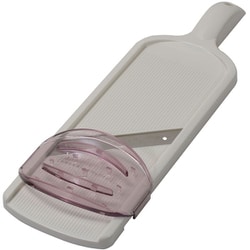 Simple use スライサー ワイド キャベツ 千切り スライス 安全ホルダー付 日本製 ホワイト CC-1603