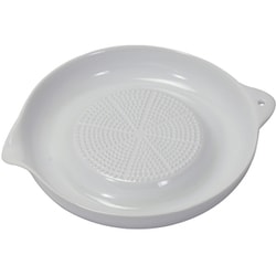 Simple use おろし器 セラミック製 大根 薬味 Lサイズ 幅21×奥行17.5×高さ3.5cm ホワイト CC-1617