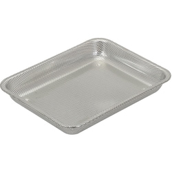 バット トレー パンチング 18枚取 270×210mm ステンレス製 下ごしらえ HB-4828