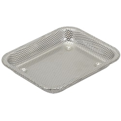バット トレー パンチング 手札型 160×130mm ステンレス製 下ごしらえ HB-4947