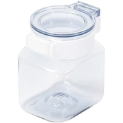 HB-6788 [上から中身が見える 保存容器 キャニスター 350ml ワンプッシュ ワンタッチ 日本製]