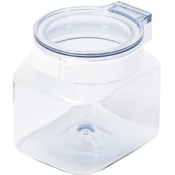 上から中身が見える 保存容器 キャニスター 850ml ワンプッシュ ワンタッチ 日本製 HB-6790