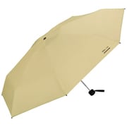 折りたたみ傘 晴雨兼用 IZA Type:LARGE&COMPACT 58cm 手開き式 UVカット対応 ベージュ ZA010-911-102