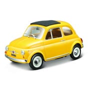 BUR22098Y1 1/24 フィアット5OOF 1995 イエロー [ダイキャストミニカー]