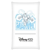 MGDC-059 ディズニー 100周年 クリアマルチケース L MARVEL アイアンマン スケッチ [キャラクターグッズ]