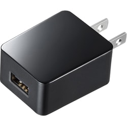 USB充電器（1A・高耐久タイプ・ブラック） ACA-IP49BKN