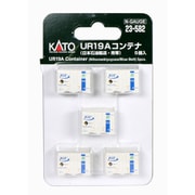 23-582 Nゲージ UR19Aコンテナ（日本石油輸送・青帯） 5個入 [鉄道模型用品]