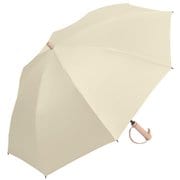 日傘 折りたたみ傘 晴雨兼用 solshade(ソルシェード) 022 50cm 手開き式 遮光率100% UPF50+ 紫外線遮蔽率99.9% 2way収納 ベージュ