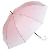 長傘 ビニール傘 コスメティックアンブレラ 61cm ジャンプ式ピンク PT-WN01-001