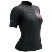 トレイル ポスチュラル SS トップ W Trail Postural SS Top W AW00134B BLACK/PERSIAN RED Sサイズ(胸囲:83-88cm) [コンディショニングウェア シャツ レディース]