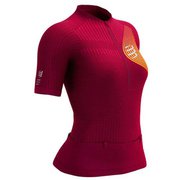 トレイル ポスチュラル SS トップ W Trail Postural SS Top W AW00134B PERSIAN RED/BLAZING ORANGE Sサイズ(胸囲:83-88cm) [コンディショニングウェア シャツ レディース]