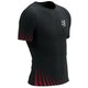 レーシングSS Tシャツ M Racing SS Tshirt M AM00128B BLACK/HIGH RISK RED Mサイズ(胸囲:96-101cm) [ランニングウェア シャツ メンズ]